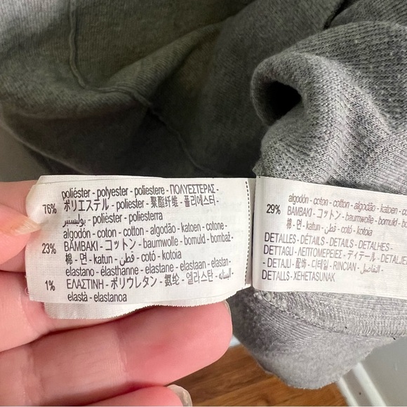 Zara Sleeveless Turtleneck Sweater Top Gray L - Picture 12 of 12